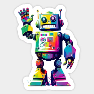 Cute Robot for Kids Sticker